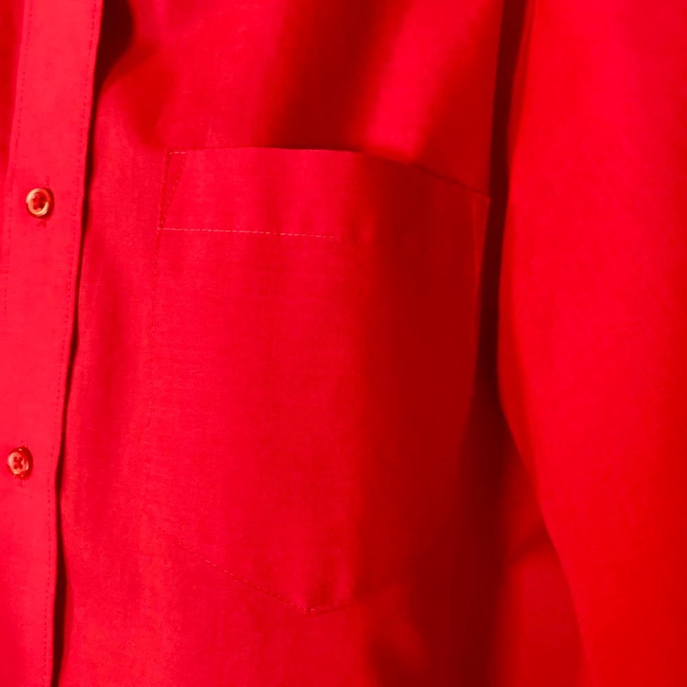 Foxcroft Red Wrinkle-Free Shirt - Picture 2 of 8